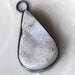 White Druzy Pendant, Druzy and Oxidized Sterling Silver