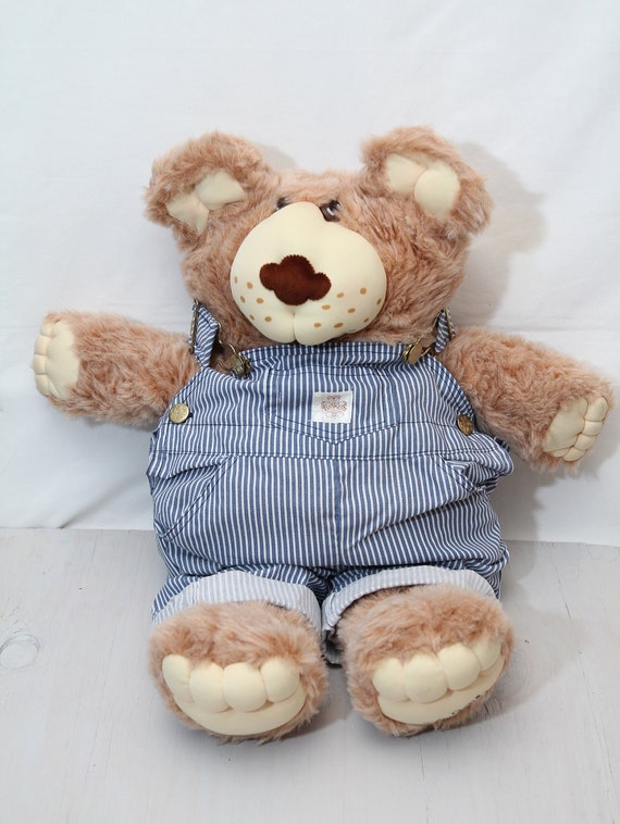 Items similar to ON SALE Vintage 80s Furskins Teddy Bear by Xavier ...