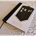 Handmade A5 Hard Cover Tardis Journal