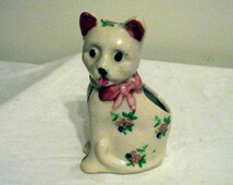 Small cat planter Choice of color Occupied Japan pink or blue decor excellent vintage or buy - il_214x170.395983394_a5l6