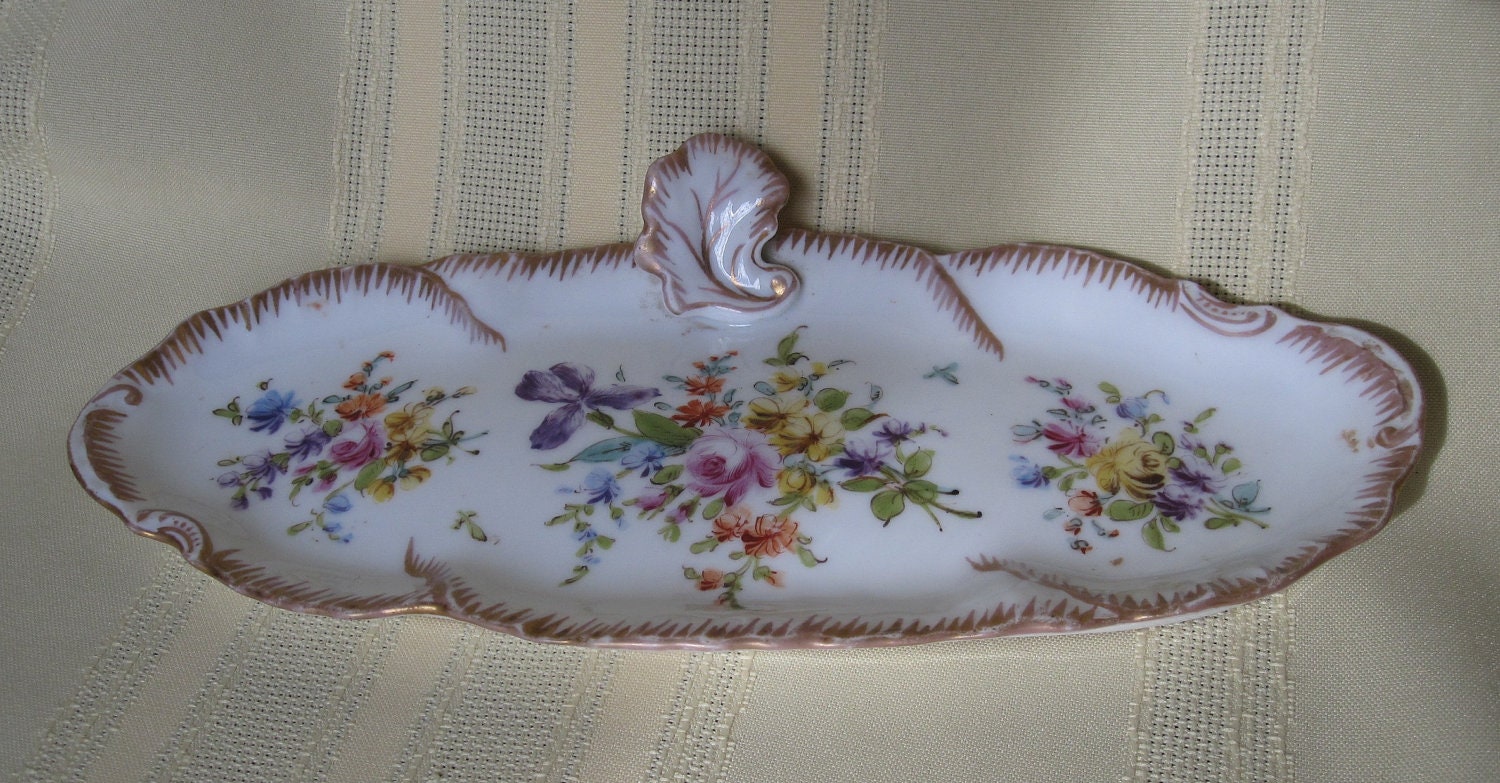 Vintage Porcelain Tray Jewelry Dish