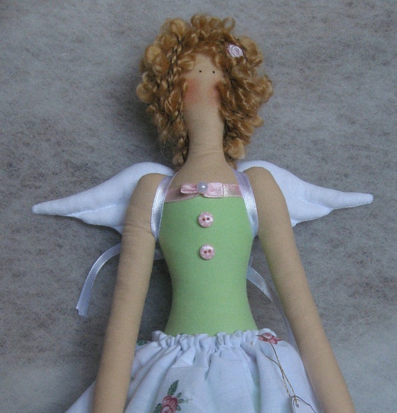 Tilda Fairy Godmother Christmas angel eco-friendly upcycled