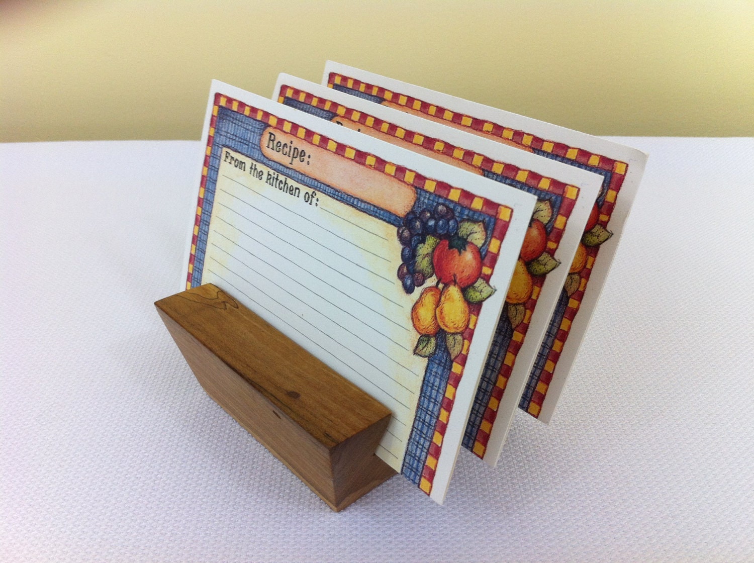 Guitar Pick Holder Recipe Card Holder