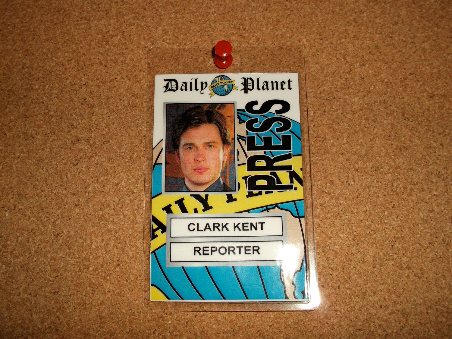 Clark Kent reporter Daily Planet press pass by UncleJacksDesign