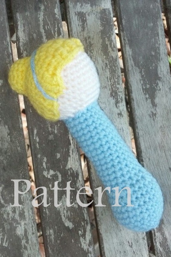 Items similar to Instant Download Pattern - Crochet Princess Rattle ...