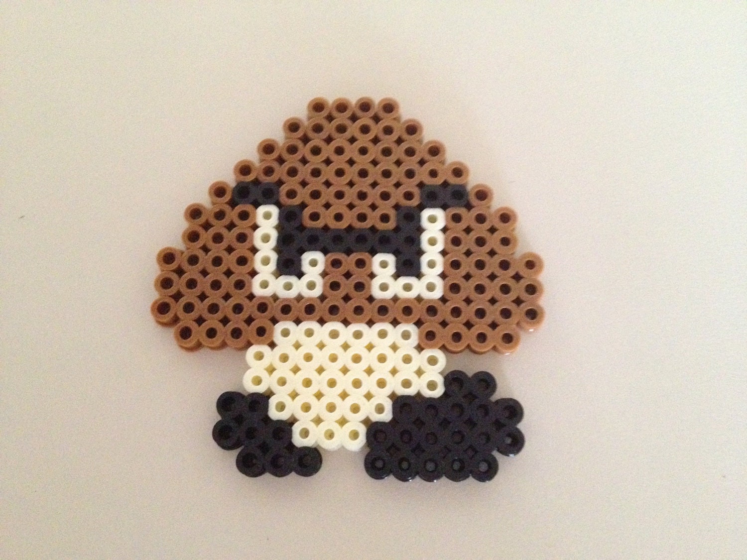 Items similar to Goomba Perler Bead Sprite Super Mario Bros. NES on Etsy