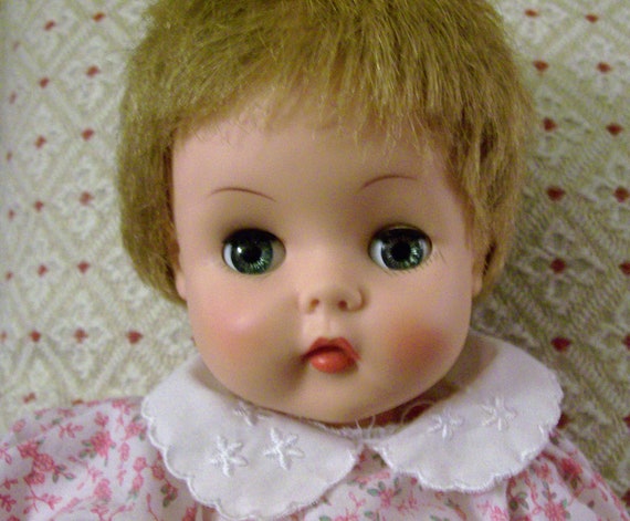 Large Baby Doll Hard Body Movable Arms Legs Sleep Eyes Painted