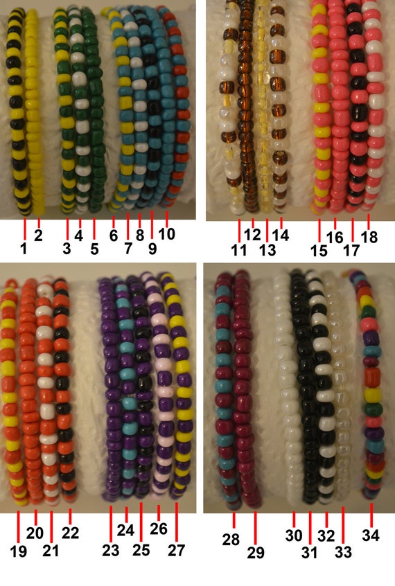 beaded personalised name bracelet bead name bracelet