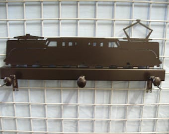 GG1 Rail Road Spike Coat Rack Train decor metal