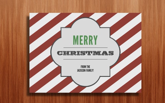 Items similar to Customizable Christmas Card Printable on Etsy