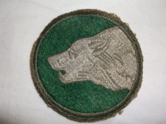 Items similar to WWII WW2 US Army 104th Infantry Division Timber Wolf ...