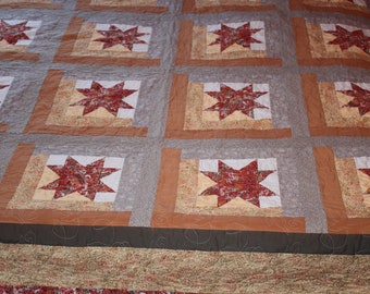 Log Cabin Star Quilt