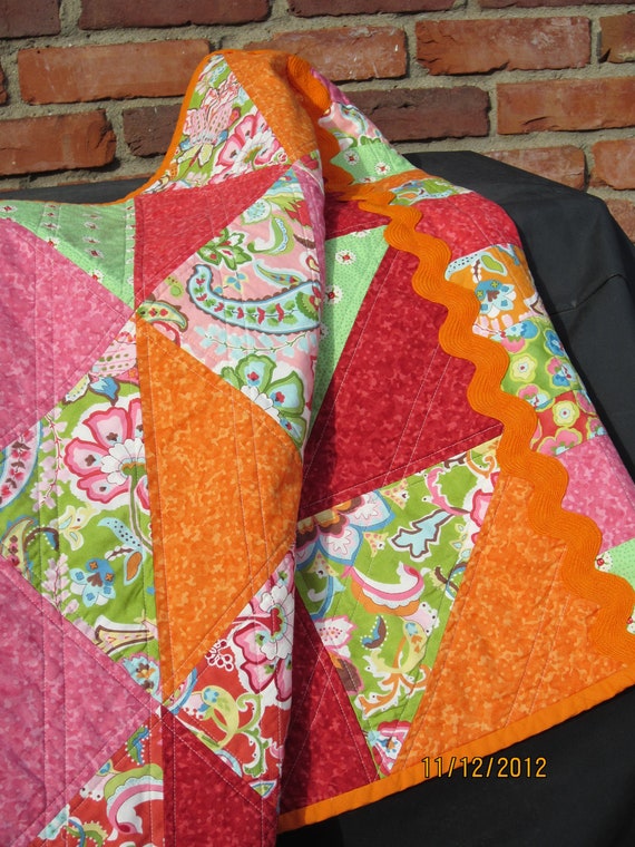 Moda baby Quilt by LeliaQuilts on Etsy