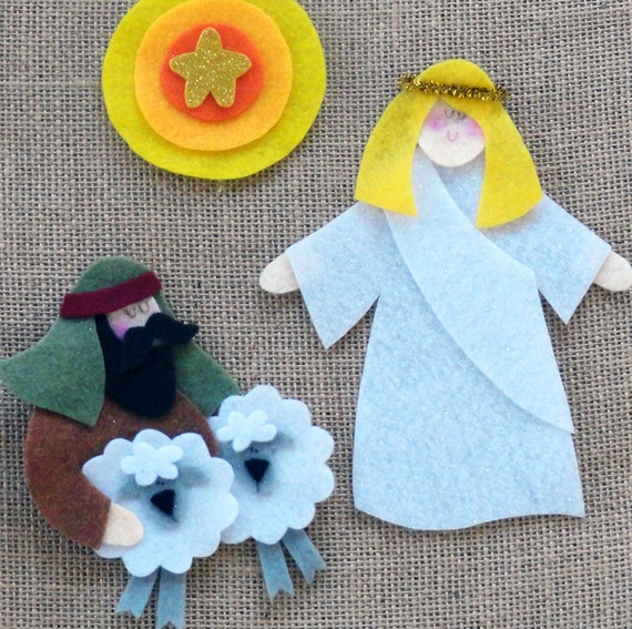The Christmas Story Bible Flannel/ Felt Board .PDF Pattern