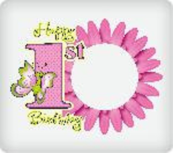 First Birthday Butterfly Edible Image Cake Topper Il_570xn
