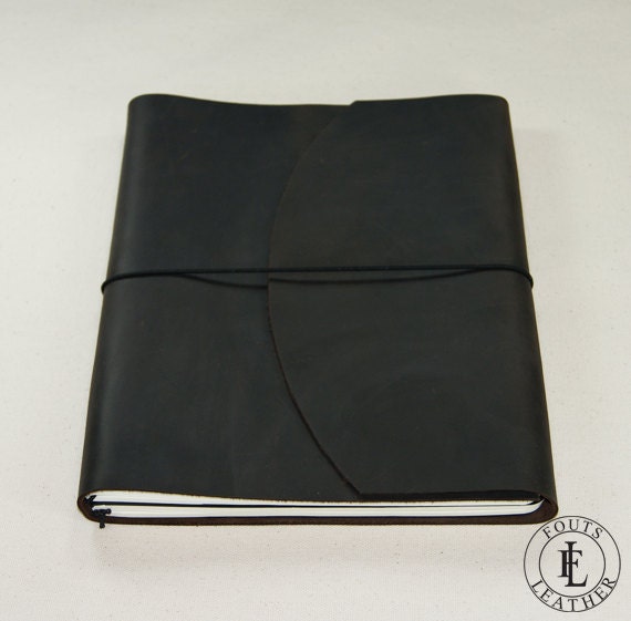 Leather Moleskine Extra Large Notebook Cover 10 x by FoutsLeather