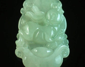 Carved jade animal | Etsy