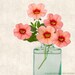 SALE 50% OFF - Botanical Print - "Pink Caliabrachoa" Fine Art Photography Print in Coral Pink & Aqua, Wall Art, for Mom, Under 20, for Her