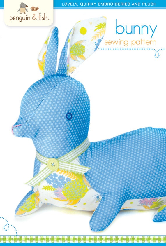 Bunny Sewing Pattern PDF INSTANT DOWNLOAD