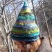 RESERVED BlUes aNd GrEeNs Whimsy Gnome Slouchy Hat RESERVED