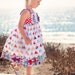 Petal Knot Dress, Cape Cod, Sizes 1, 2, 3, 4, 5, 6.