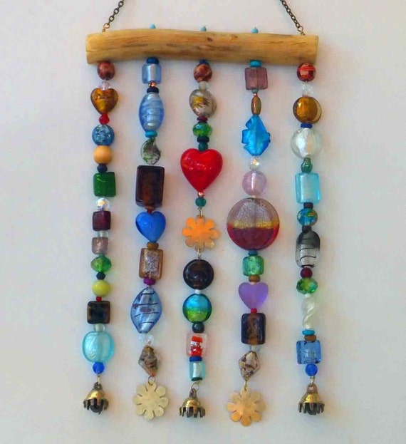 Beaded Wind Chime windchime Sun Catcher suncatcher on