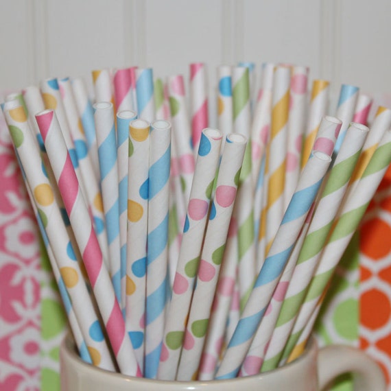 Paper Straws, 30 BIRTHDAY CAKE Paper Straws, Paper Straws Party Mix. Diy Flags, Kids, Party, Baby Shower, Birthday, Occasions, Cute Il_570xn