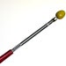 Vintage Bakelite Olive Fork Barware Red Handle Mechanical Mid Century Pickle Spear