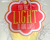 Christmas Neighbor PRINTABLE 'You Are A Light In My Life' Gift Tag (INSTANT DOWNLOAD) by Love The Day Il_170x135