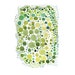 Original Art Watercolor painting green spring dots Watercolor wall art bright chartreuse lime green circles