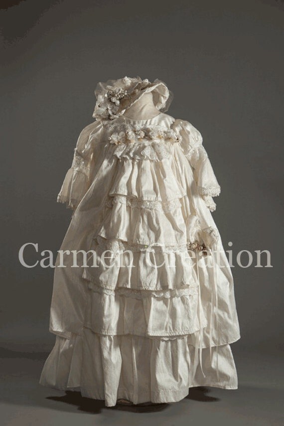 Items similar to Vintage Christening Dress Victorian Baptism