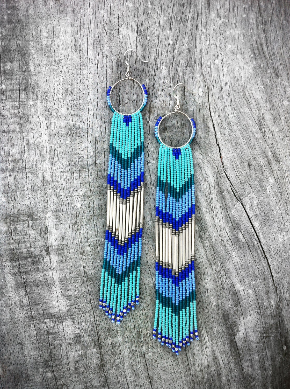 diagrams static Fringe Dusters Long Long Beaded Beaded Shoulder Earrings