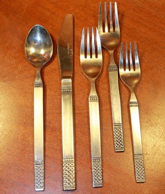 Danika Stainless by MSI Japan Vintage Flatware with Celtic