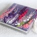 Small flower book, journal, notebook , Textile art