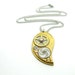 Steampunk Clockwork Necklace Aptly Named "Gear Claw"