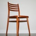 Retro Mid Century Modern Danish Modern Moller Bentwood Teak Side Chair