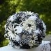 Brooch Wedding Bouquet of Vintage Blooms