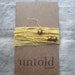 SALE / Golden Cotton Wrist Wrap