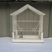 Wire Bird Cage - Ivory Metal Birdcage by Pacific - Large Decorative Bird Cage
