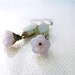 Pretty Flower Dangle Earrings in Lilac for Everday Wear