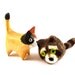 Woodland Raccoon Wool Catnip Cat Toy