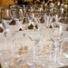 Set of 10 Lenox "Madison" Crystal Stemware, Circa 1985--Platinum Rims--8 Water/Wine Goblets, 2 Iced Tea Glasses--Pristine, Unused Condition