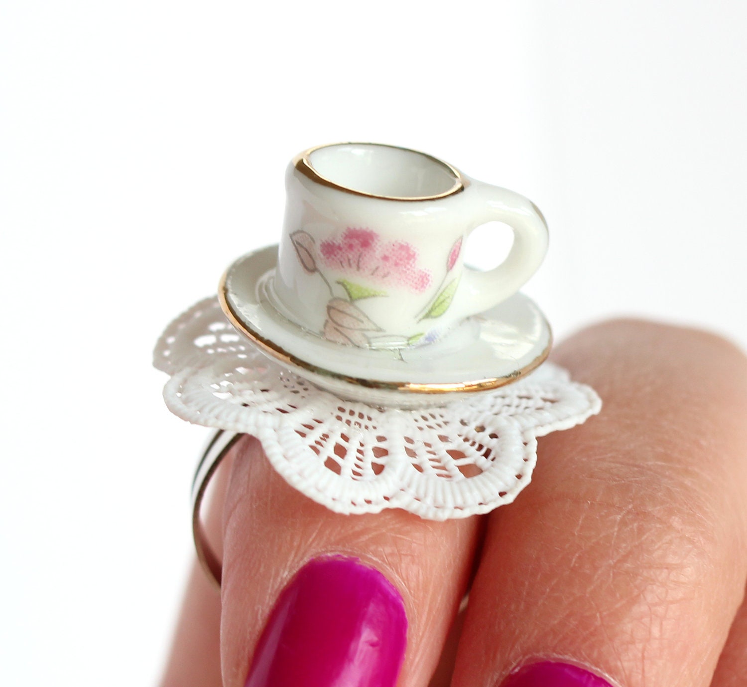 Adjustable Teacup Ring