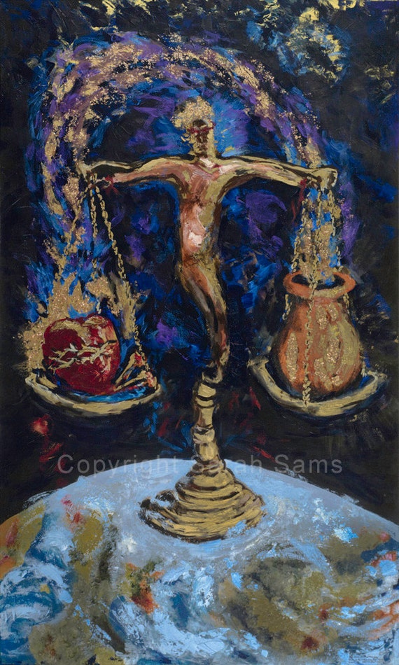 Items similar to Modern Christian Art Print Divine Justice, 6
