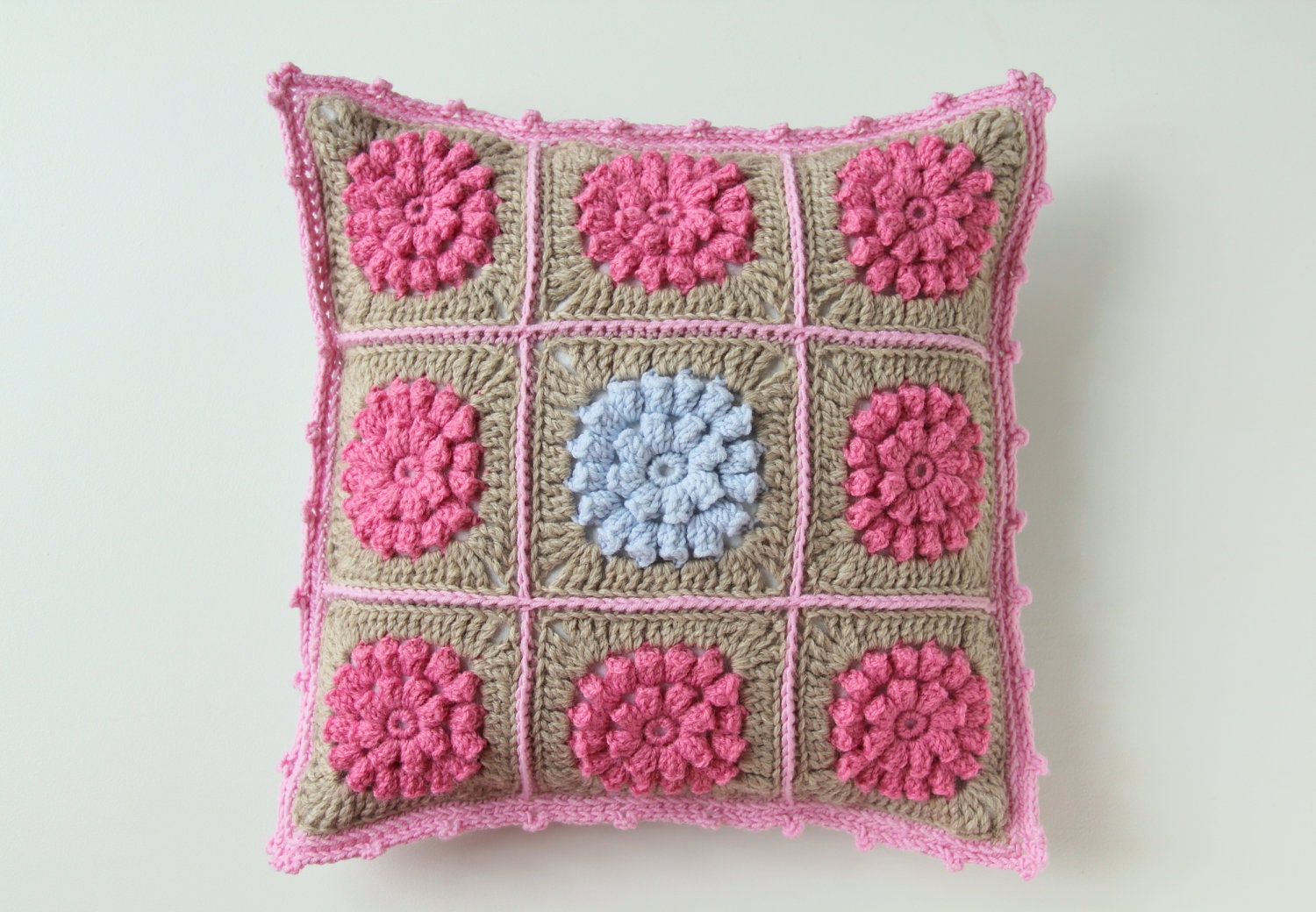 30 OFF crochet cushion cover