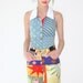 REDUCED was 182 now 145 the best vintage 1980's MOSCHINO mixed photo print high waisted mini skirt