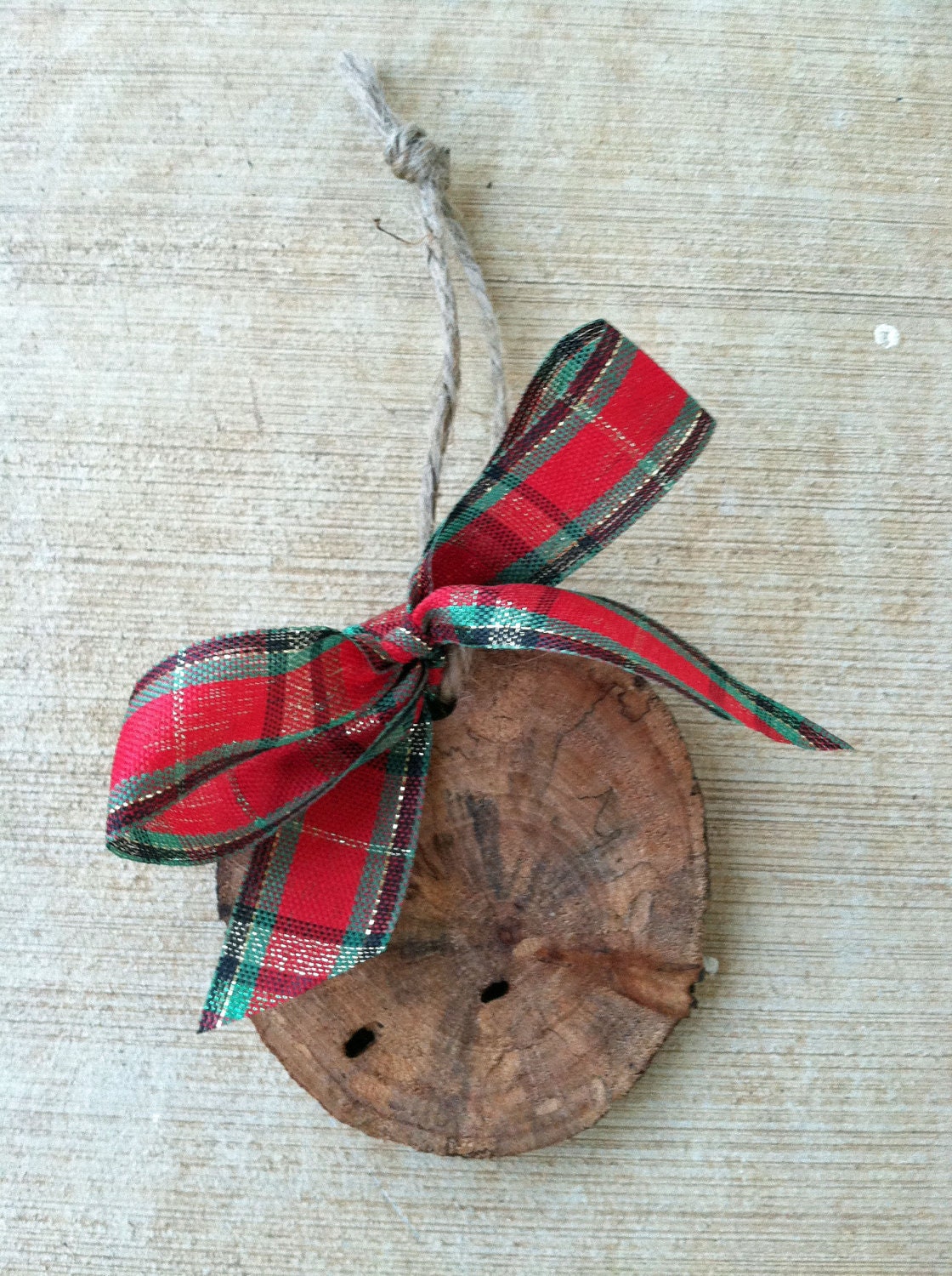 Christmas Ornament, Handmade Texas Oak Christmas Ornament