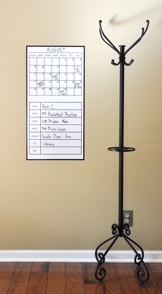 VERTICAL DRY ERASE Calendar 35 X 18
