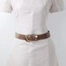 Imitation Reptile Wide Vintage Belt with Metal Buckle - 28 - 33