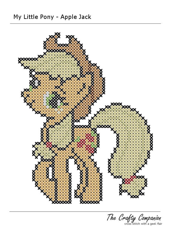 Items similar to My Little Pony - Applejack Inspired PDF ...